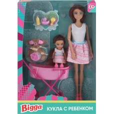 Набор игровой BIGGA Кукла с ребенком Арт. 115102 в магазинах Лента