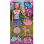 Кукла SIMBA Штеффи Прогулка с питомцами 29см Арт. 5733310