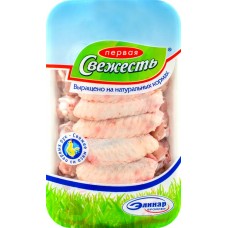 Крылья куриные ПЕРВАЯ СВЕЖЕСТЬ две раздельные части, весовые в магазинах Лента