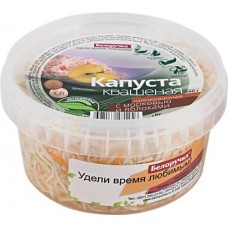 Капуста квашеная БЕЛОРУЧКА с морковью и яблоками, 500г в магазинах Лента