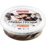 Грузди маринованные БЕЛОРУЧКА с луком и чесноком, 250г