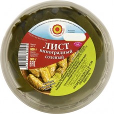 Лист винограда соленый, 300г в магазинах Лента