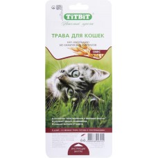 Трава для кошек TITBIT овес в магазинах Лента