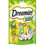 Лакомство для кошек DREAMIES Подушечки с мятой и курицей, 60г