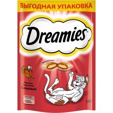 Лакомство для кошек DREAMIES с индейкой, 140г в магазинах Лента