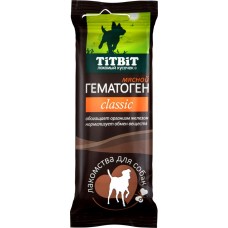Лакомство для собак TITBIT Classic Гематоген мясной, 35г в магазинах Лента