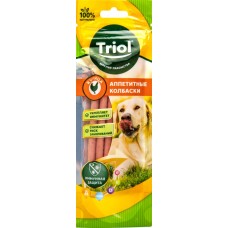 Лакомство для собак TRIOL Аппетитные Колбаски из курицы, 40г в магазинах Лента