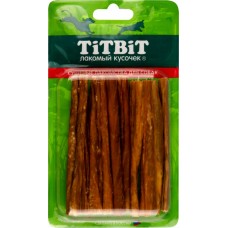 Лакомство для собак TITBIT Кишки говяжьи Б2-S, 24г в магазинах Лента