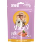 Лакомство для собак MOLINA Куриный хворост, для мелких пород, 50г