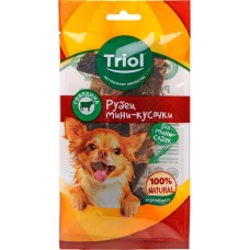 Лакомство для собак TRIOL Рубец говяжий Мини-кусочки, для мини пород, 25г в магазинах Лента