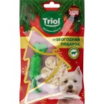Лакомство для собак TRIOL New Year Подарок снеговика, 65г