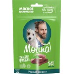 Лакомство для собак и щенков MOLINA Утиный хворост, для всех пород, 50г Лакомство для собак и щенков MOLINA Утиный хворост, для всех пород, 50г