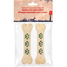 Лакомство для собак Рождественские косточки 15см, 164г в магазинах Лента
