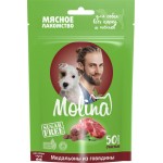 Лакомство для собак MOLINA Медальоны из говядины, 50г