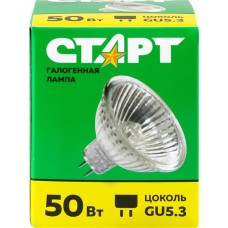 Лампа галогенная СТАРТ MR16 12V50Вт EXN -10/200 в магазинах Лента