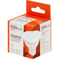 Лампа светодиодная HOMECLUB MR16 GU5.3 5Вт 2700К Арт. LEDMR16527GU53 в магазинах Лента