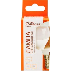 Лампа светодиодная HOMECLUB G45 5, E14, 5/7Вт 2700К Арт. LEDG4561427 в магазинах Лента