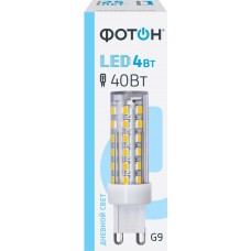 Лампа светодиодная ФОТОН JCD 4Вт G9, холодный свет в магазинах Лента