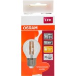 Лампа светодиодная OSRAM LED Star, 6Вт, E27, 2700К, теплый белый свет, шар