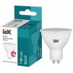 Лампа IEK LED PAR16, 7Вт, 230В, 4000К, GU10, софит
