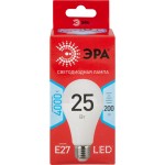 Лампа светодиодная ЭРА RED LINE LED A65, E27, 25Вт, груша, нейтральный белый свет Арт. Б0048010