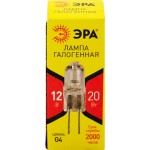 Лампа галогенная ЭРА G4-JC-20W-12V G4 20Вт, капсула, теплый белый свет Арт. C0027369