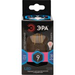 Лампа светодиодная ЭРА F-LED A60, Е27 9Вт, груша, филамент, нейтральный белый свет Арт. Б0043434
