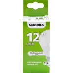 Лампа светодиодная GENERICA G45 шар 12Вт 230В 4000К E14, Арт. LL-G45-12-230-40-E14-G