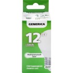 Лампа светодиодная GENERICA G45 шар 12Вт 230В 4000К E27, Арт. LL-G45-12-230-40-E27-G