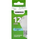Лампа светодиодная GENERICA G45 шар 12Вт 230В 6500К E27, Арт. LL-G45-12-230-65-E27-G