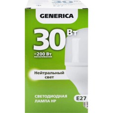 Лампа светодиодная GENERICA HP 30Вт 230В 4000К E27, Арт. LL-HP-30-230-40-E27-G в магазинах Лента