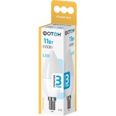 Лампа светодиодная ФОТОН LED B35 11W E14 3000K в магазинах Лента
