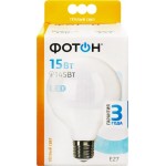 Лампа светодиодная ФОТОН LED G95 15W E27 3000K