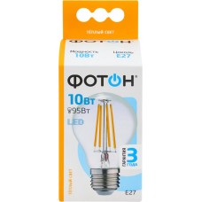 Лампа светодиодная ФОТОН LED FL A60 10W E27 3000K в магазинах Лента