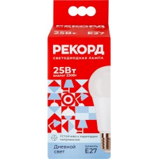 Лампа светодиодная РЕКОРД LED А70-U 25W Е27 4000К в магазинах Лента
