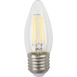 Лампа светодиодная ЭРА F-LED B35-11W-827-E27, 11Вт, филамент, свеча, теплый белый свет, Арт. Б0046986
