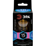 Лампа светодиодная ЭРА F-LED A60-15W-840-E27, 15Вт, филамент, груша, нейтральный белый свет, Арт. Б0046983