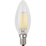 Лампа светодиодная ЭРА F-LED B35-11W-840-E14, 11Вт, филамент, свеча, нейтральный белый свет, Арт. Б0046987