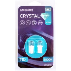 Лампа светодиодная AUTOSTANDART LED Т10, W5W, 5000K Арт. 106080, 2шт в магазинах Лента