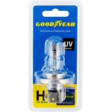 Лампа галогенная автомобильная GOODYEAR Super White Н4 12V 60/55W P43t в магазинах Лента