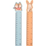 Линейка КРОК&ДИЛЛИ Зверушки 15см, Арт. XFFUN-42