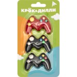 Набор ластиков КРОК&ДИЛЛИ Джостики, Арт. LTA0929034, 3шт Набор ластиков КРОК&ДИЛЛИ Джостики, Арт. LTA0929034, 3шт