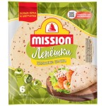 Лепешки пшеничные MISSION Deli тортильи со злаками, 250г Лепешки пшеничные MISSION Deli тортильи со злаками, 250г