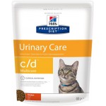 Корм сухой для кошек HILL'S Prescription Diet C/D Urinary Care Курица, для профилактики рецидивов МКБ струвитного типа, 400г