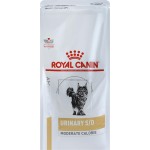 Корм сухой для взрослых кошек ROYAL CANIN Veterinary Urinary S/O Moderate Calorie при мочекаменной болезни для предрасположенных к набору лишнего веса, 1,5кг