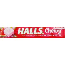 Конфеты жевательные HALLS Fresh&Chewy со вкусом арбуза, 47г в магазинах Лента