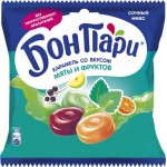 Леденцы БОН ПАРИ со вкусом мяты и фруктов, 200г
