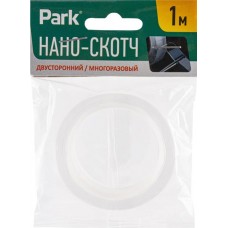Нано-лента двусторонняя PARK прозрачная, Арт. 103908, 1м в магазинах Лента