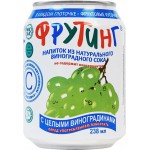 Напиток FRUITING из виноградного сока с целыми виноградинами негазированный, 0.238л Напиток FRUITING из виноградного сока с целыми виноградинами негазированный, 0.238л