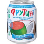 Напиток FRUITING из сока гуавы с кусочками кокоса негазированный, 0.238л Напиток FRUITING из сока гуавы с кусочками кокоса негазированный, 0.238л